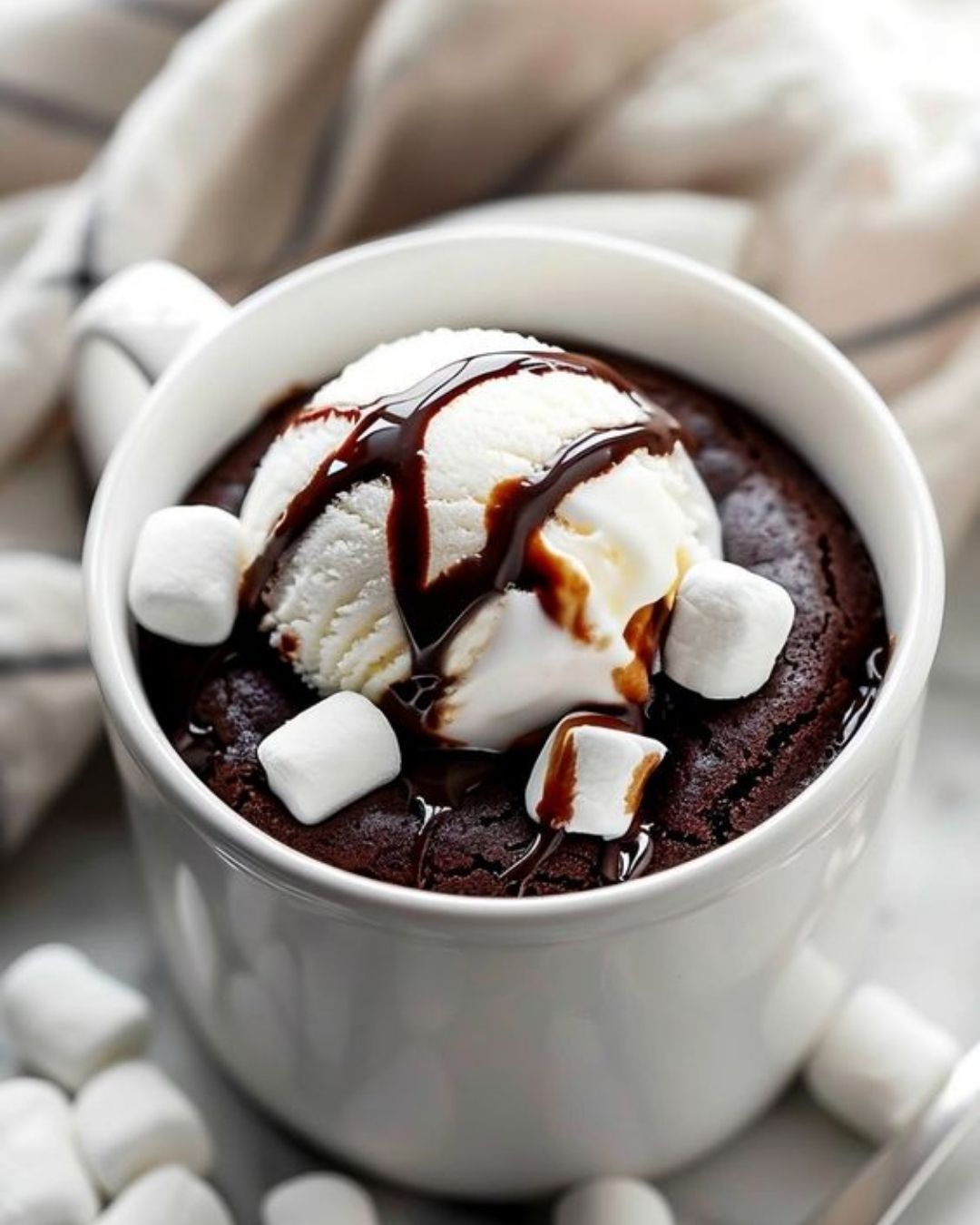 3 Quick Servings of Hot Cocoa Mug Cake Recipe 